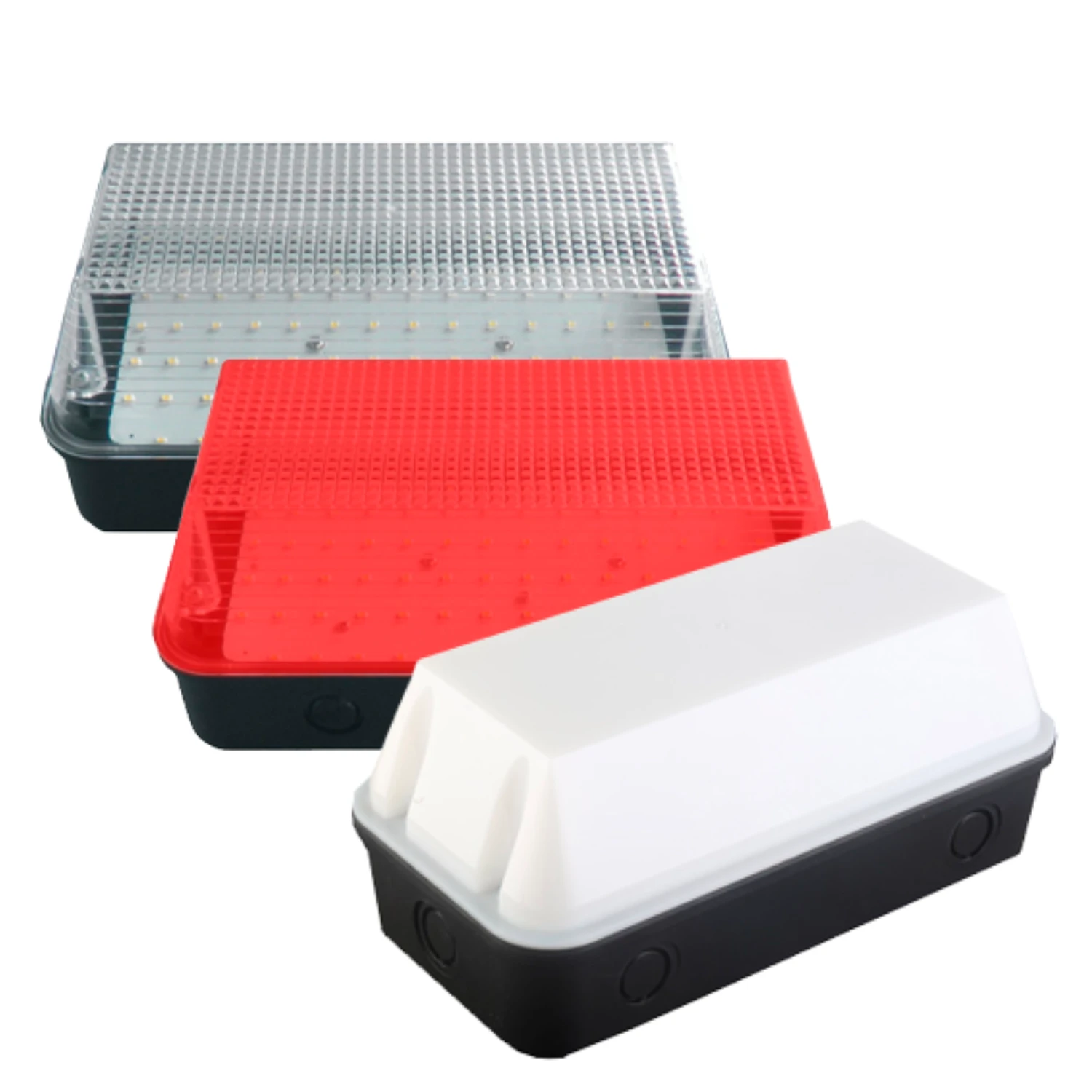 110V-240V LED Bulkhead with Colour Diffuser | Trade Fire | Tradefire