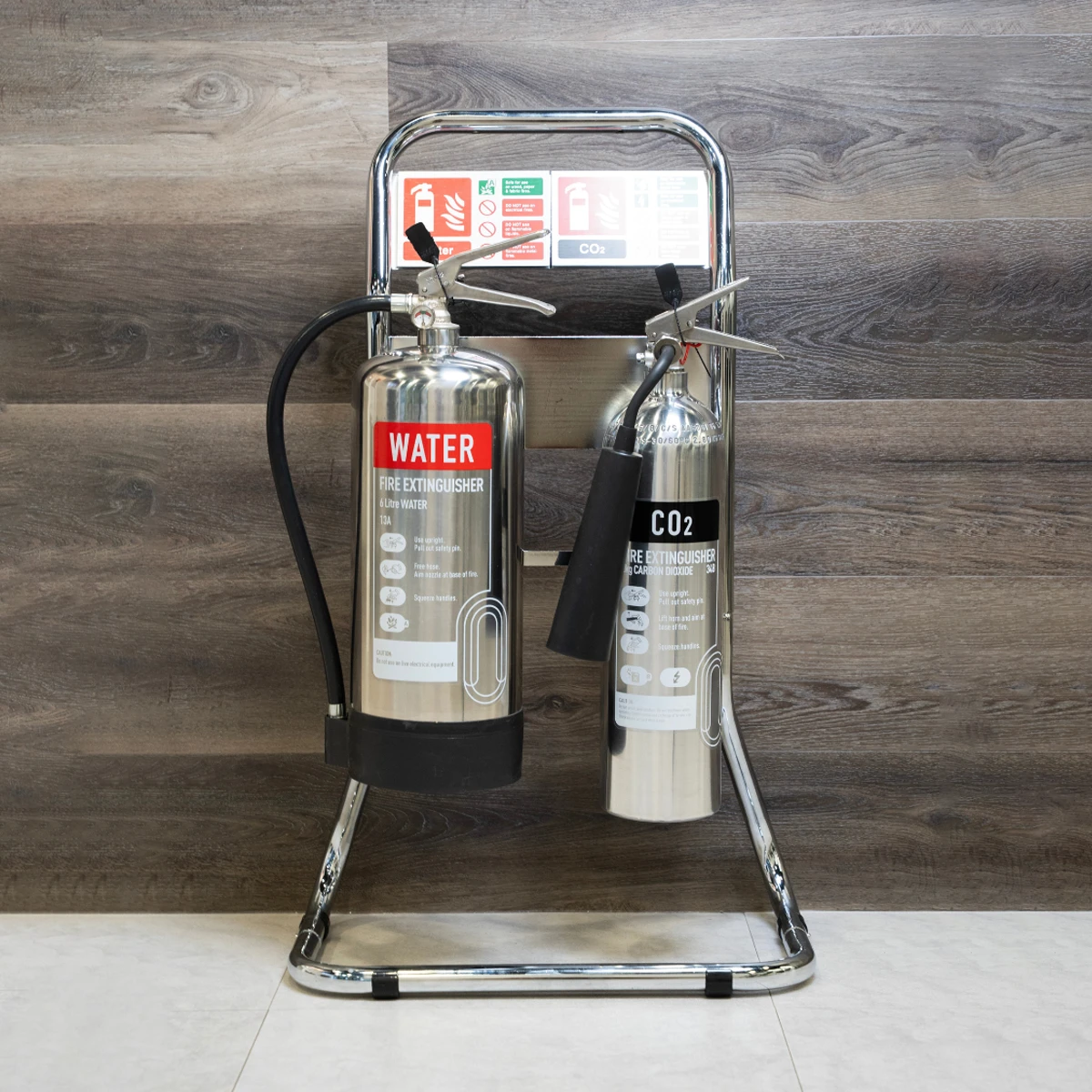 FireShield Flat-Pack Tubular Fire Extinguisher Stands | Tradefire