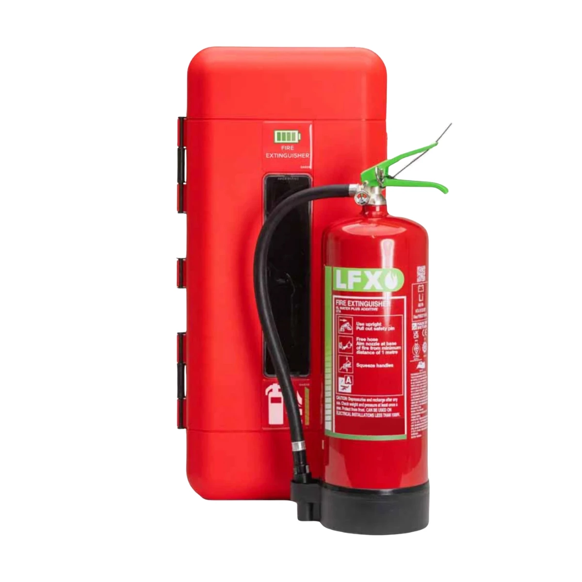 Ti Fire Shield FireShield 6ltr LFX Lithium-Ion Battery Extinguisher with Single ...