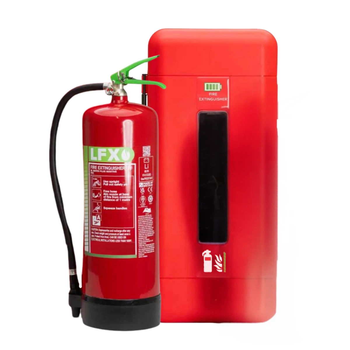 9ltr FireShield LFX Lithium-Ion Battery Extinguisher with Single ...