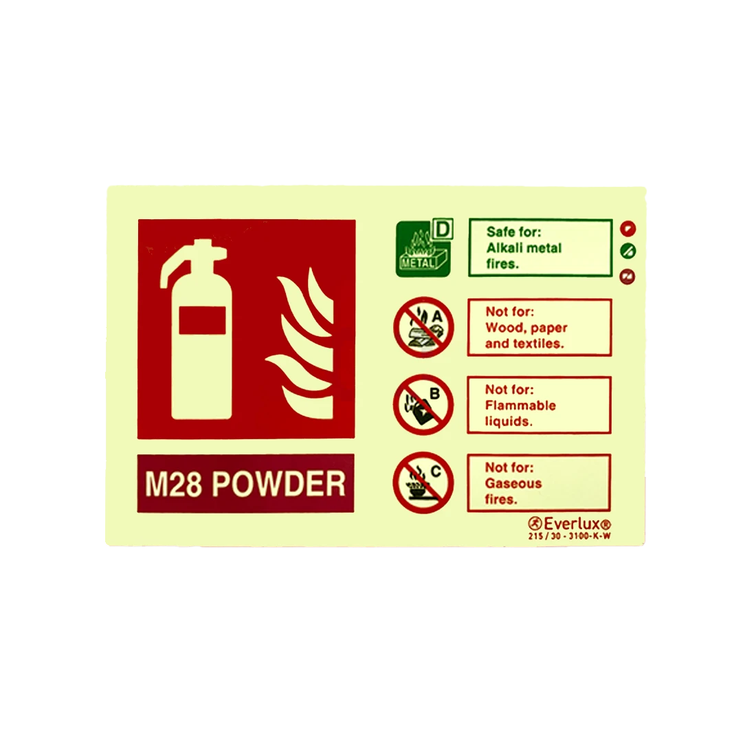 related product m28-powder-fire-extinguisher-id-sign---landscape